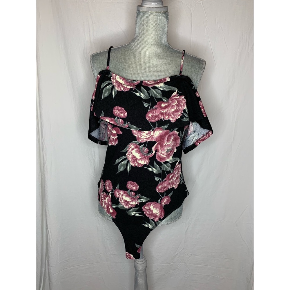Charlotte Russe Floral Bodysuit